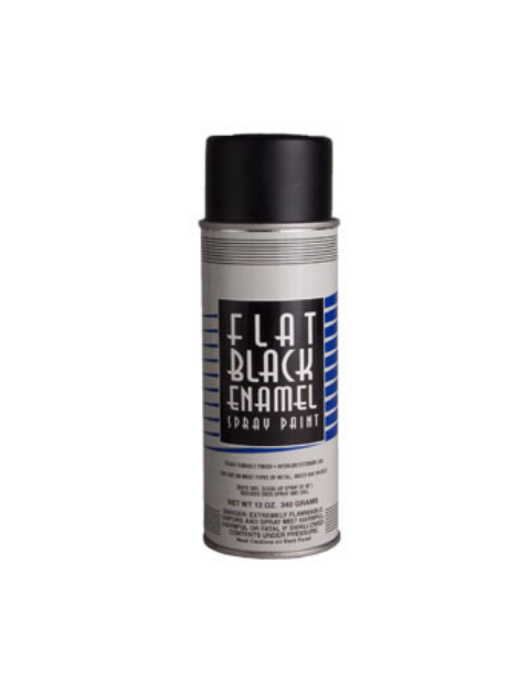 HI-TECH: FLAT BLACK SPRAY PAINT (16 OZ AEROSOL)