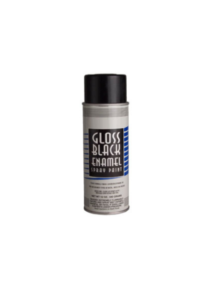 HI-TECH: GLOSS BLACK SPRAY PAINT (16 OZ AEROSOL)