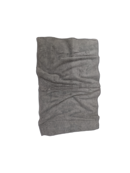 DARK GRAY MICROFIBER CLEANING CLOTH