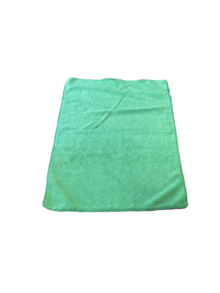 GREEN MICROFIBER ECONOMY TOWEL