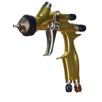 WTP: CLEAR SERIES HVLP 1.3 SPRAY GUN W/REGULATOR, CASE, TOOLS AND 600ML/22 OZ. CUP (280/300MM PATTERN)