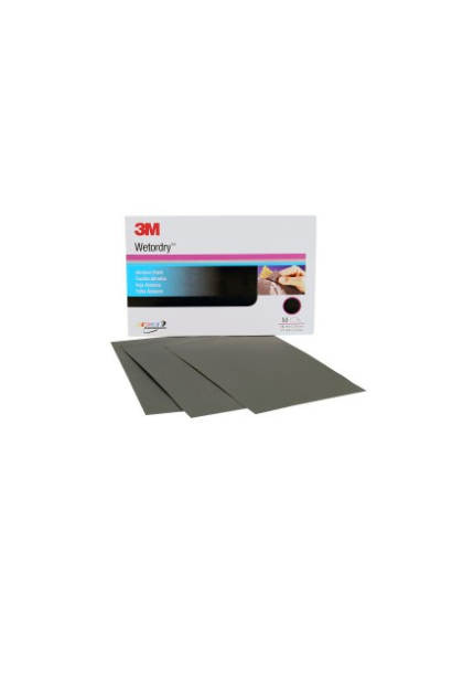 3M: 2000 GRIT – WET OR DRY (5 1/2″ X 9″) 50 SHEETS