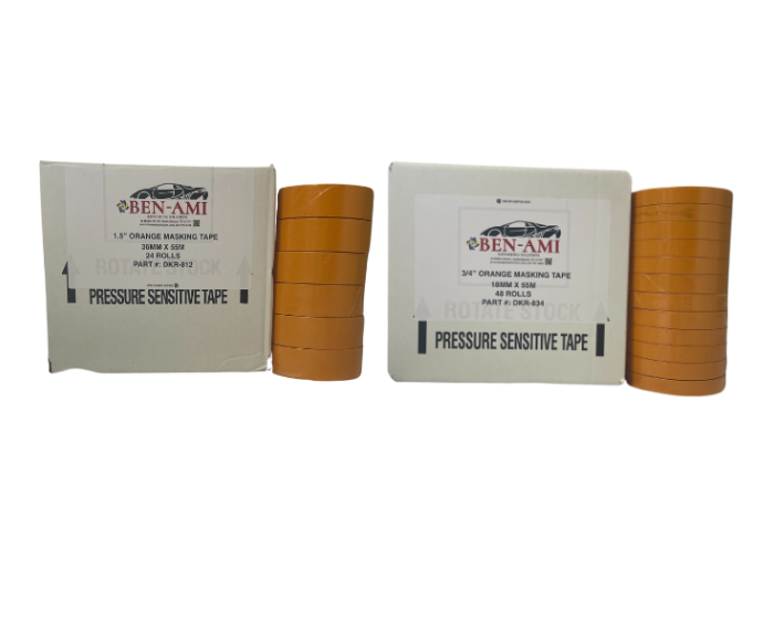 Ben-Ami Orange Economy Masking Tape (Sold Per Roll)