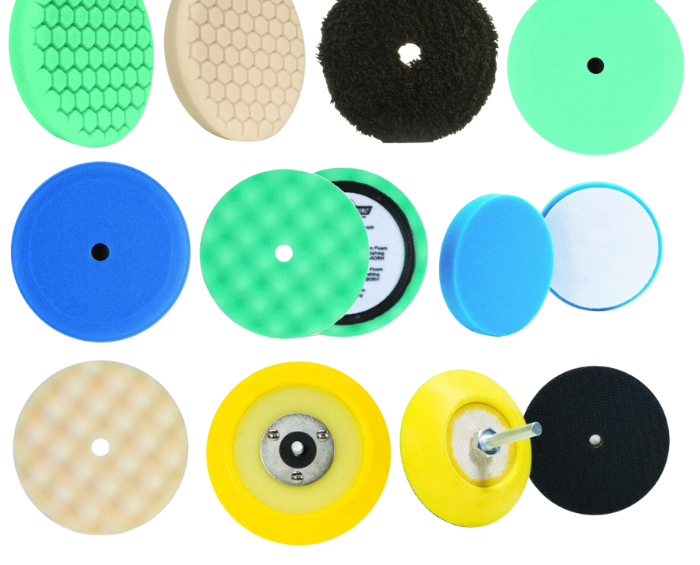 Buff and Shine Pads, Backing Plates and Applicators