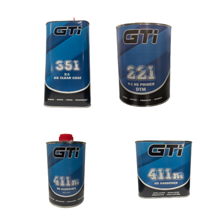 GTI Body Filler, Primer and Clear Coat